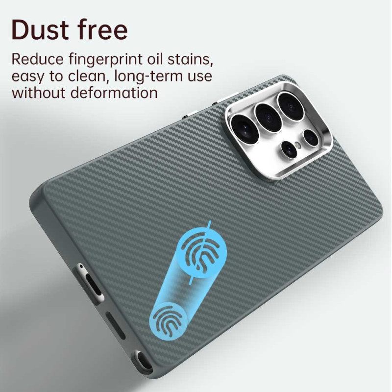 Hoesje Voor Samsung Galaxy S25 Ultra 5g Koolstofvezeltextuur