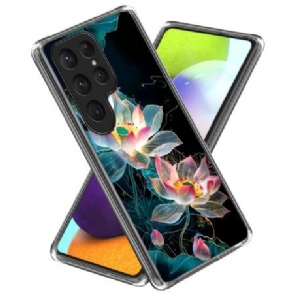 Hoesje Voor Samsung Galaxy S25 Ultra 5g Kristallen Lotus