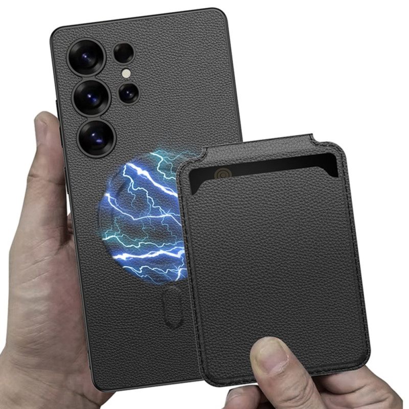 Hoesje Voor Samsung Galaxy S25 Ultra 5g Magsafe-compatibel Met Kaarthouder