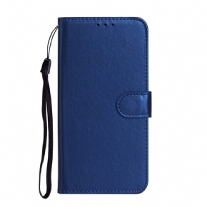 Leren Hoesje Samsung Galaxy S25 Ultra 5g Effen Kunstleer