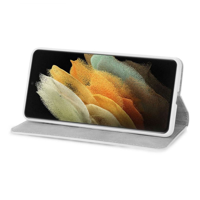 Leren Hoesje Voor Samsung Galaxy S25 Ultra 5g Portemonnee Met Pailletten