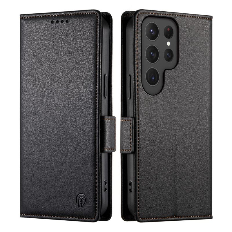 Leren Hoesje Voor Samsung Galaxy S25 Ultra 5g Slank