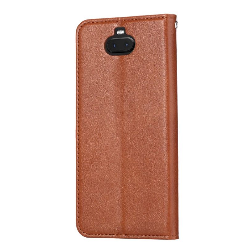 Case voor Sony Xperia 10 Bescherming Leren Stand Case