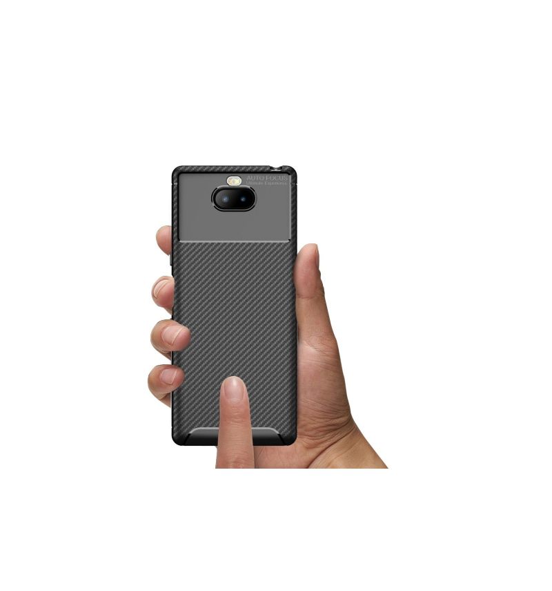Telefoonhoesje voor Sony Xperia 10 Bescherming Karbon Classy In Gel