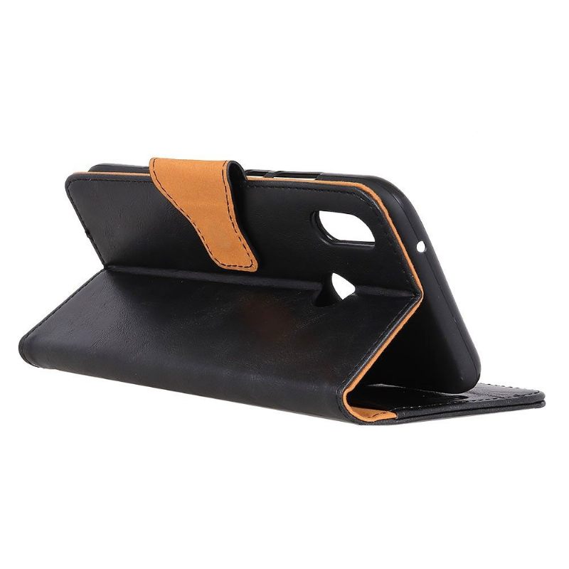 Case voor Samsung Galaxy A40 Edouard Kunstleer Kaarthouder