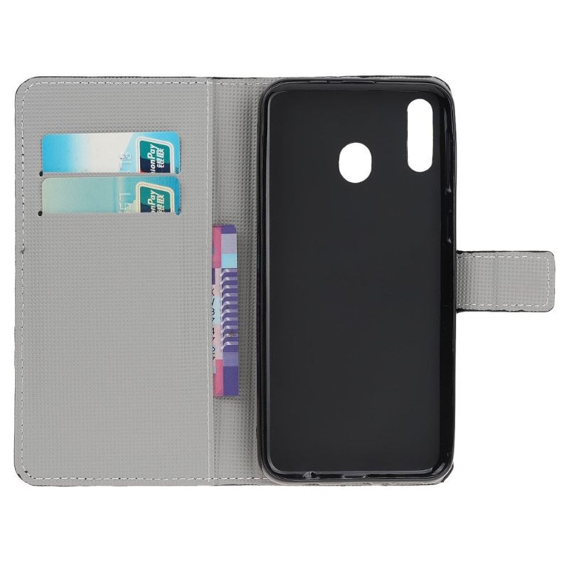Cover voor Samsung Galaxy A40 Folio-hoesje Lotusbloem