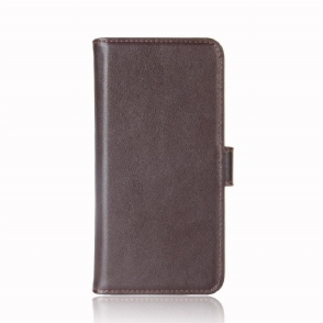 Cover voor Samsung Galaxy A40 Premium Leder - Bruin
