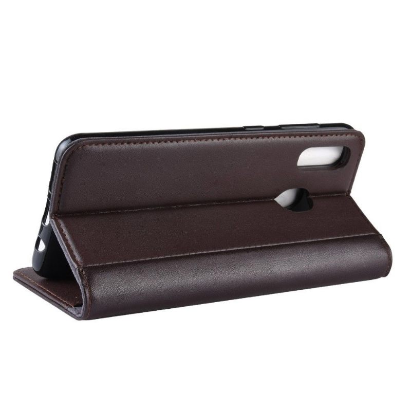 Cover voor Samsung Galaxy A40 Premium Leder - Bruin