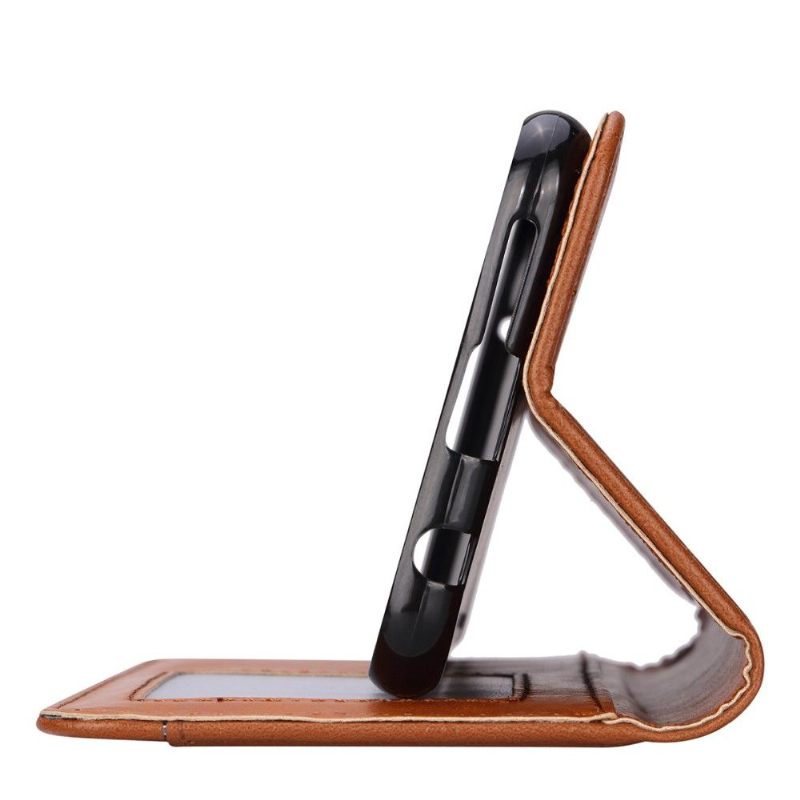 Flip Case voor Samsung Galaxy A40 Leren Stand Case
