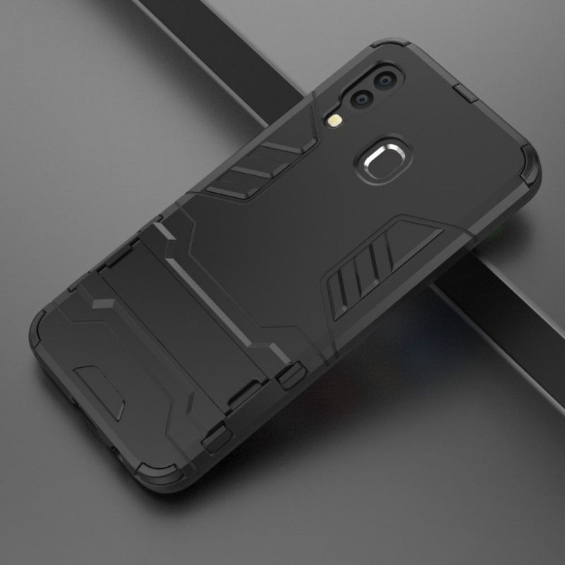 Hoesje voor Samsung Galaxy A40 Cool Guard Schokbestendig Met Geïntegreerde Standaard
