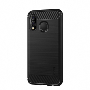 Hoesje voor Samsung Galaxy A40 Geborsteld Mofi
