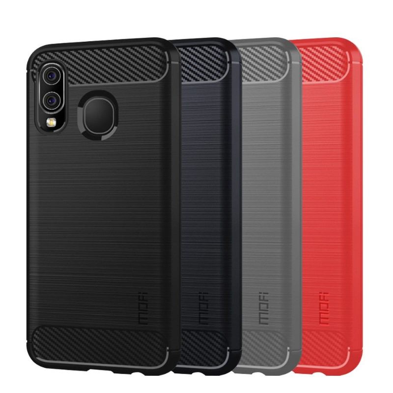 Hoesje voor Samsung Galaxy A40 Geborsteld Mofi