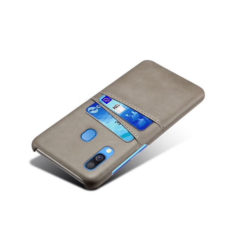 Hoesje voor Samsung Galaxy A40 Melody Leder Effect Kaarthouder