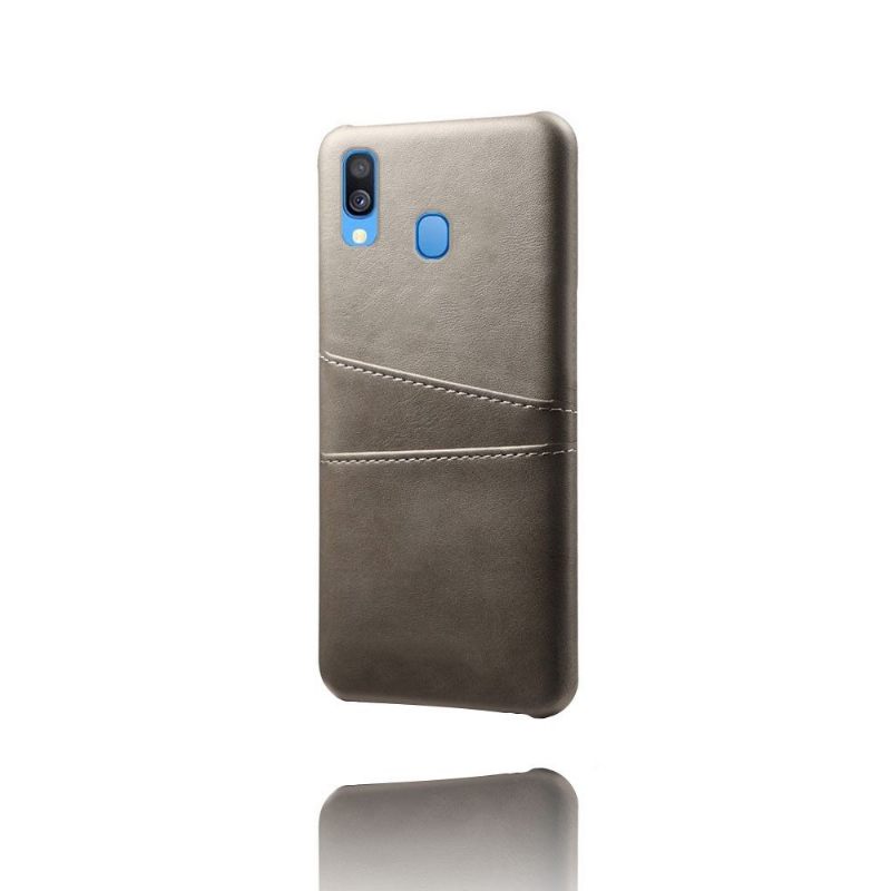 Hoesje voor Samsung Galaxy A40 Melody Leder Effect Kaarthouder