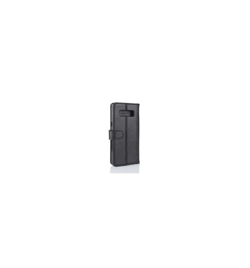 Leren Hoesje voor Samsung Galaxy Note 8 Bescherming Premium Leder - Zwart