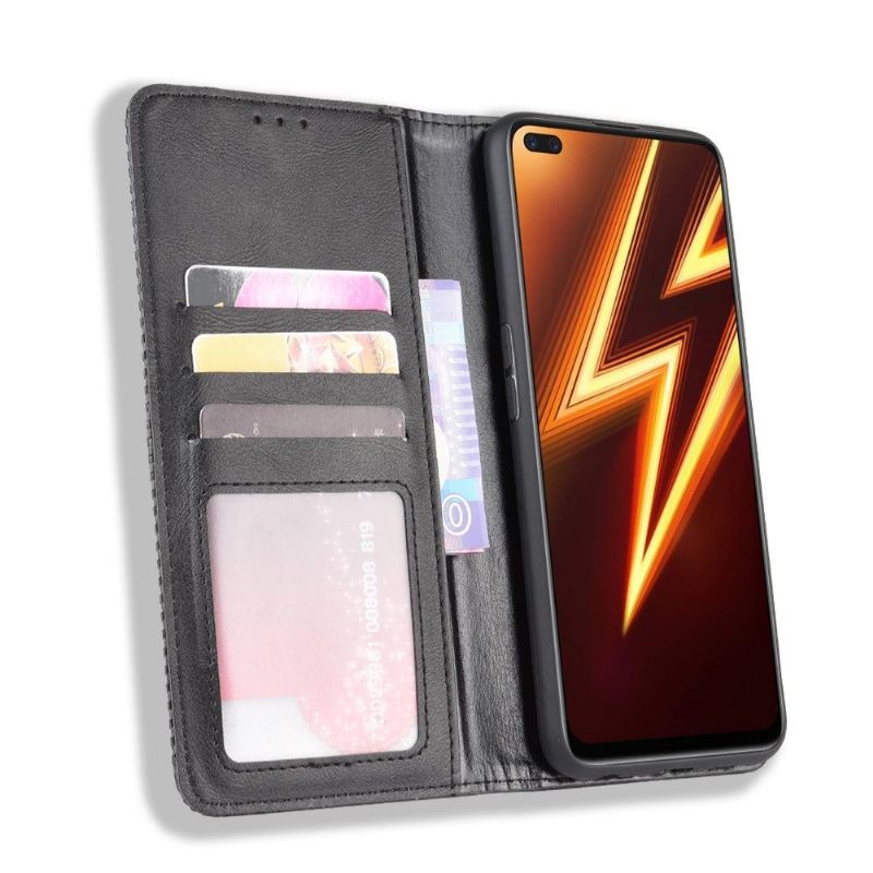 Folio-hoesje voor Realme 6 Pro De Lederen Stijl Cirénius