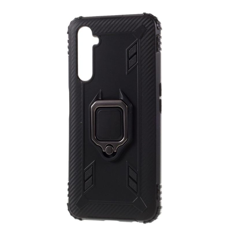 Hoesje voor Realme 6 Pro Anti-fall Massief Met Steunring