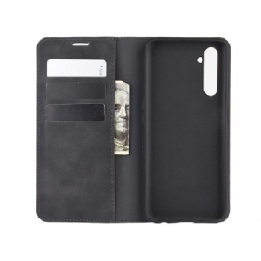 Leren Hoesje voor Realme 6 Pro Zakelijk Retro