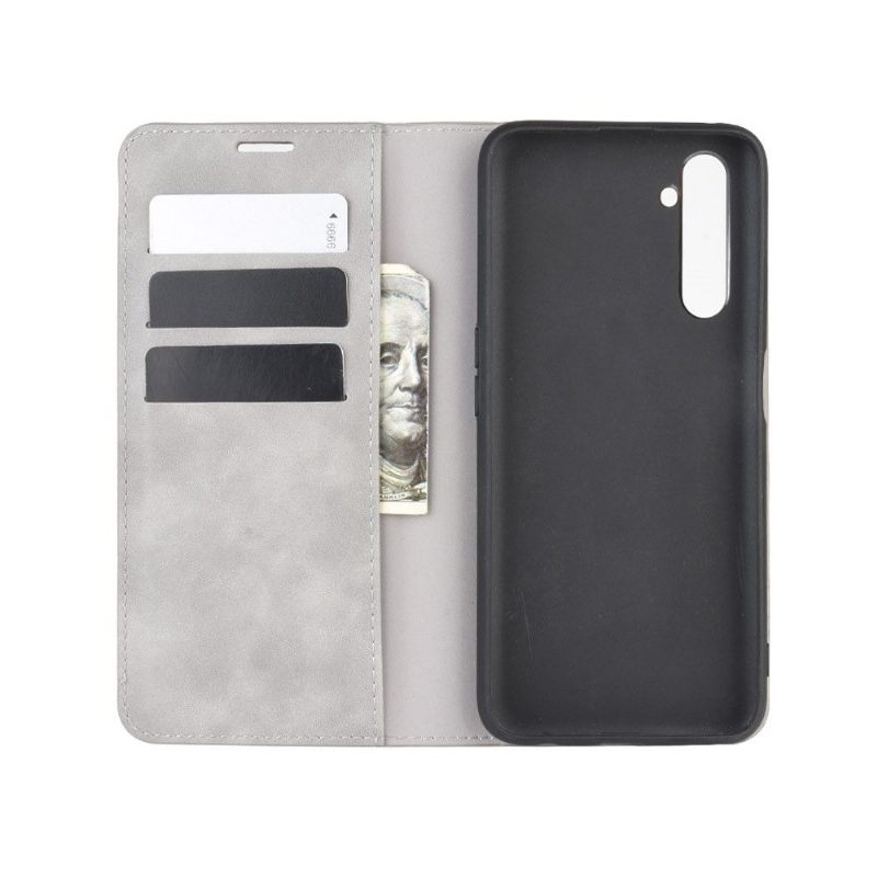 Leren Hoesje voor Realme 6 Pro Zakelijk Retro