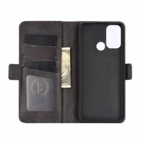 Cover voor Oppo A53 Portemonnee Mat Kunstleer Hoes