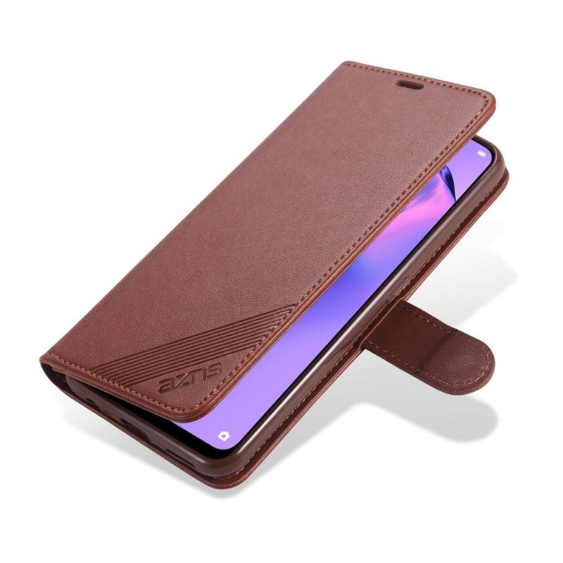 Flip Case voor Oppo A53 Azns Leereffect