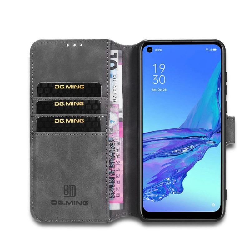 Folio-hoesje voor Oppo A53 Dg Ming Retro Stijl
