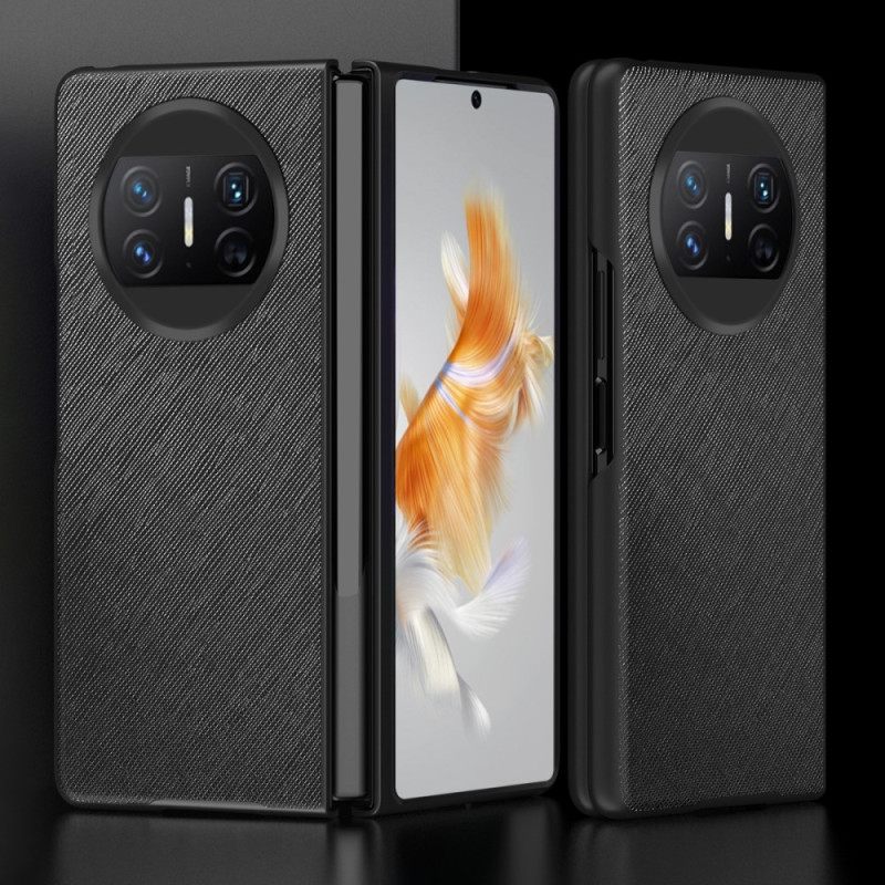 Hoesje Voor Huawei Mate X3 Geweven Textuur