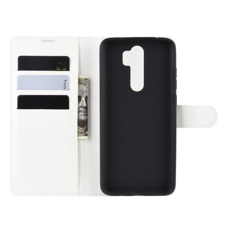 Flip Case voor Xiaomi Redmi Note 8 Pro Portemonnee Leren Leerstijl - Zwart