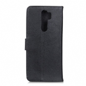 Folio-hoesje voor Xiaomi Redmi Note 8 Pro Anti-fall Khazneh Leereffect