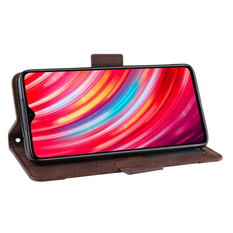 Folio-hoesje voor Xiaomi Redmi Note 8 Pro Anti-fall Portemonnee Leren Portemonnee In Premiumstijl