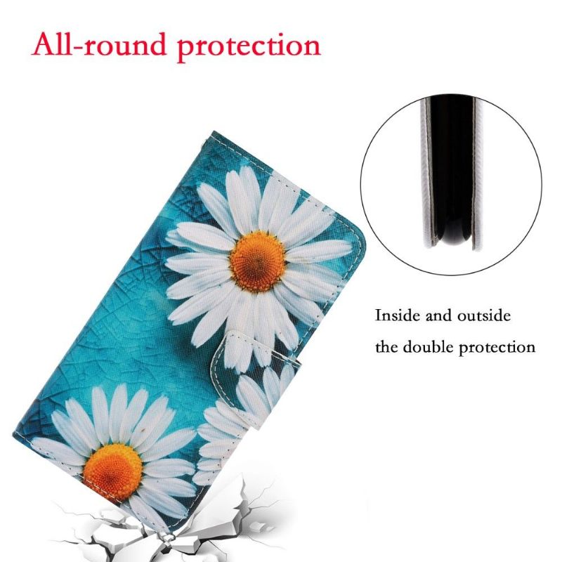 Folio-hoesje voor Xiaomi Redmi Note 8 Pro Portemonnee Daisy