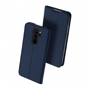 Folio-hoesje voor Xiaomi Redmi Note 8 Pro Satijnen Coating