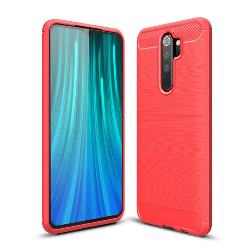 Hoesje voor Xiaomi Redmi Note 8 Pro Koolborstel Gel