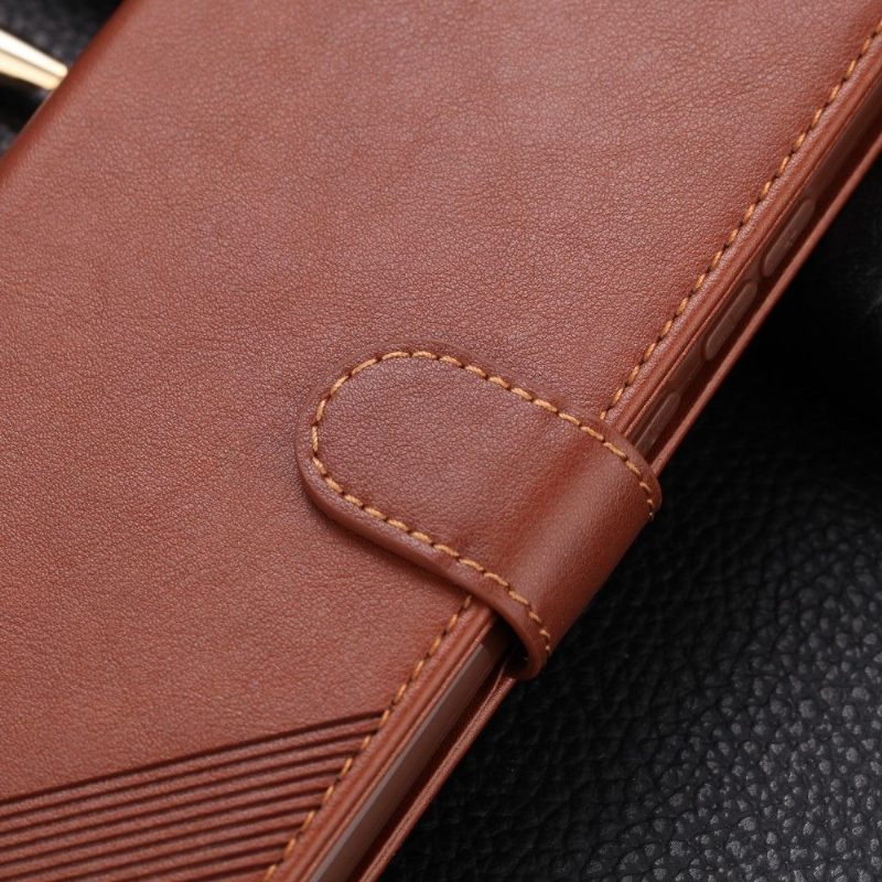 Leren Hoesje voor Xiaomi Redmi Note 8 Pro Bescherming Azns Kunstleer
