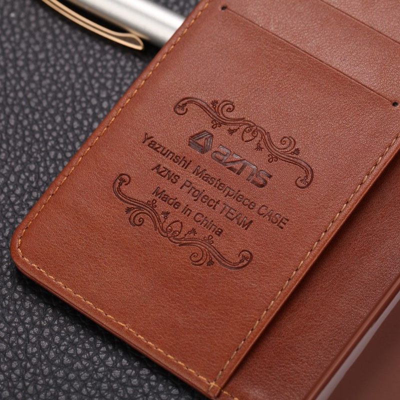 Leren Hoesje voor Xiaomi Redmi Note 8 Pro Bescherming Azns Kunstleer