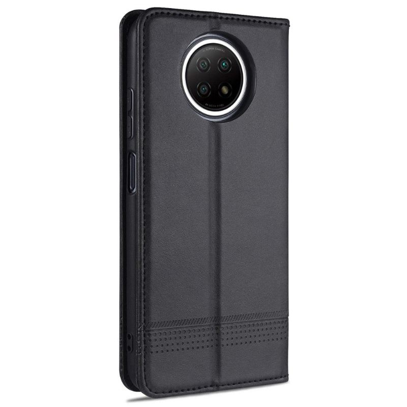 Cover voor Xiaomi Redmi Note 9T Folio-hoesje Azns Kunstleer
