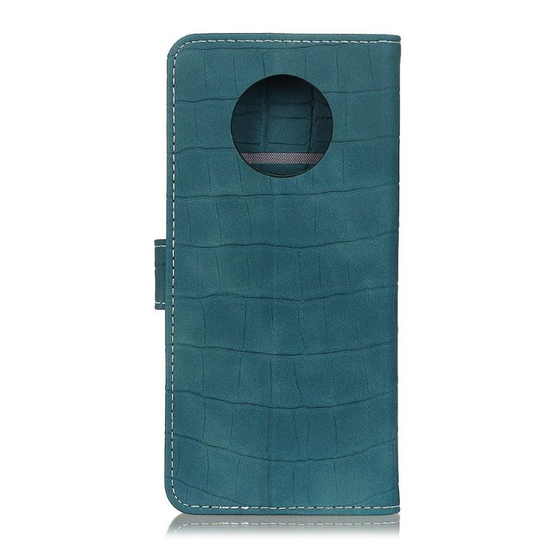 Folio-hoesje voor Xiaomi Redmi Note 9T Imitatieleer Croc Look