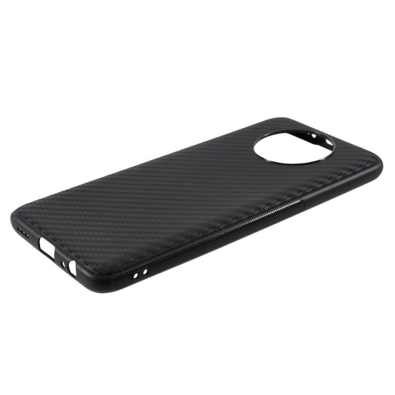 Hoesje voor Xiaomi Redmi Note 9T Anti-fall Koolstofvezelcoating