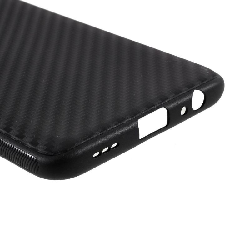 Hoesje voor Xiaomi Redmi Note 9T Anti-fall Koolstofvezelcoating