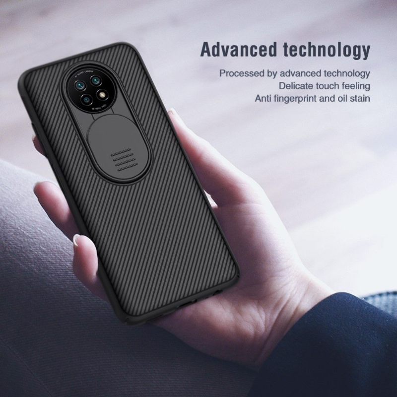 Hoesje voor Xiaomi Redmi Note 9T Anti-fall Met Achterste Lensdop