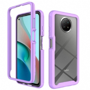 Hoesje voor Xiaomi Redmi Note 9T Hybride Schokbestendige Doorzichtige Achterkant