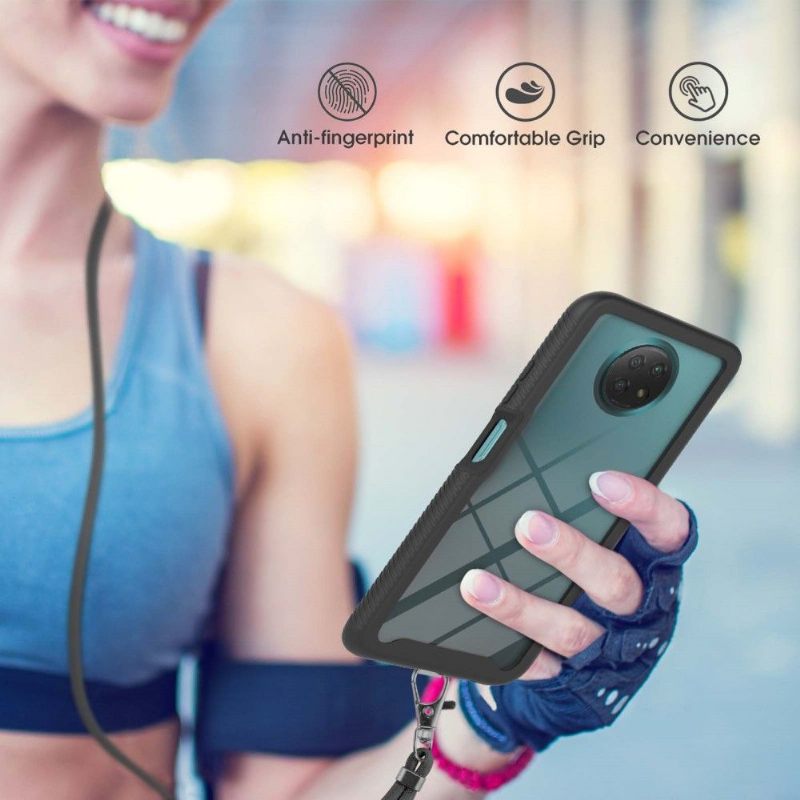 Telefoonhoesje voor Xiaomi Redmi Note 9T Bescherming Met Koord Stedelijke Serie