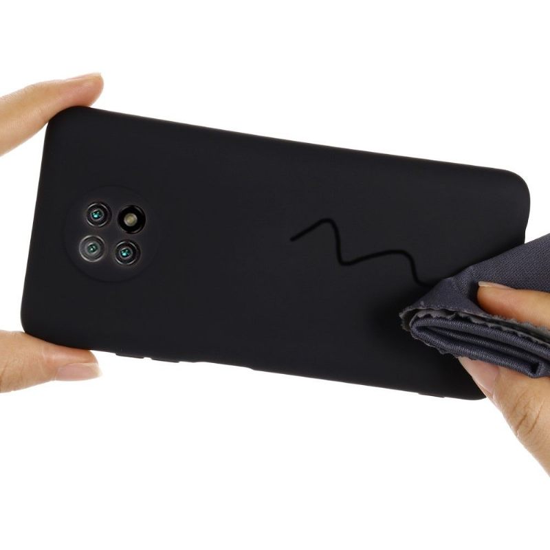 Telefoonhoesje voor Xiaomi Redmi Note 9T Puro Vloeibare Siliconen