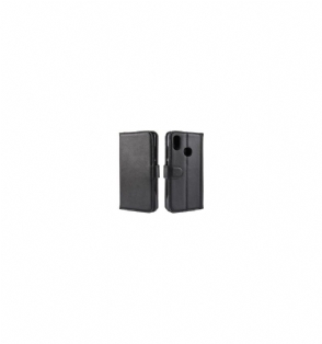 Folio-hoesje voor Xiaomi Mi 8 Premium Leder - Zwart