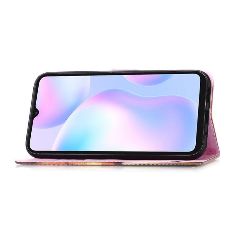 Case voor Xiaomi Redmi 9A Met Ketting Dromende Panda