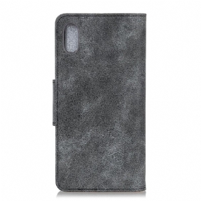 Cover voor Xiaomi Redmi 9A Edouard Kunstleer Vintage