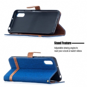 Folio-hoesje voor Xiaomi Redmi 9A Stoffen Bekleding