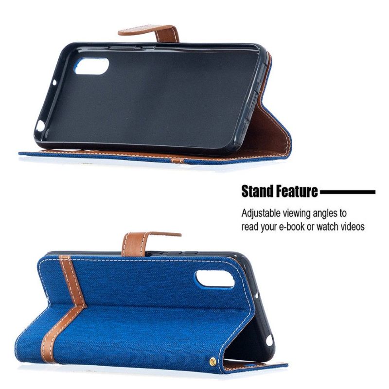 Folio-hoesje voor Xiaomi Redmi 9A Stoffen Bekleding