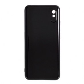 Hoesje voor Xiaomi Redmi 9A Anti-fall Koolstofvezel-look