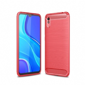 Hoesje voor Xiaomi Redmi 9A Flexibel Geborsteld Effect